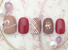 シェリー(Cherie)/バレンタインネイル