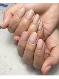 スキニーフレンチネイル♪