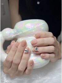 可愛いパーツネイル