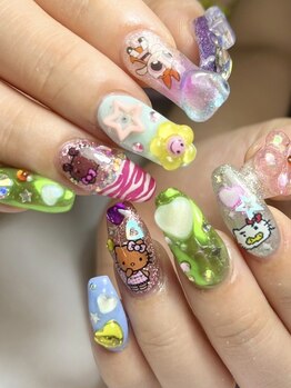 ウズ 和歌山店(UZU)/ゴテゴテネイル