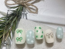 色えんぴつポップネイル