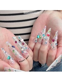 スカルプ☆カラフルネイル