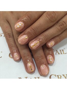 クリスタルネイル ゆめタウン博多店(CRYSTAL NAIL)/スタッズネイル