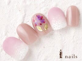 マットブーケネイル　8480円