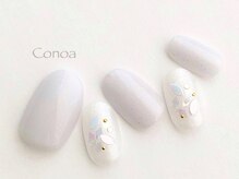 コノア(conoa)/パープルホログラムネイル