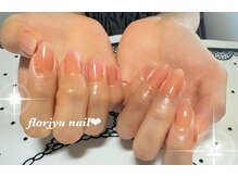 フロージュ ネイル(florjyu nail)/シャーベットカラーnail