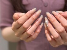 アース コアフュールボーテ 富山婦中店(EARTH coiffure beaute)/ロングラメフレンチ　7500円