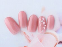 ダッシングディバ 浦和パルコ店(DASHING DIVA)/ 桜アート付ラメグラ　6600円