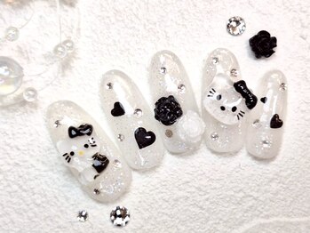 ネイルサロン ドルチェネイル 柏店(Dolce.Nail)/【ワンホンコース】キティちゃん