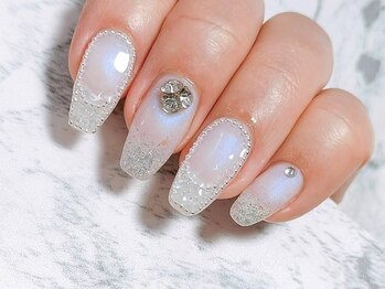 ネイル グラファー(Nail grapher)の写真/ブライダルや大切な日を魅力的な指先でお手伝い♪大人可愛いデザインが豊富☆[錦糸町駅近&朝8時半から営業]