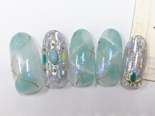 ネイルサロン トリック(Nail Salon TRICK)/ターコイズネイル
