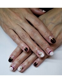 バレンタイン フラッシュネイル