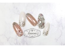 アモウズ(Amouz)/定額【テーマ:ミラーネイル】3
