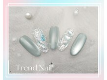 トレンドネイルスタジオ(Trend Nail Studio)/可愛い水色マグネット