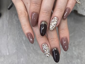 パラジェル ツイードネイル