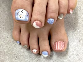 ★フット雪だるま×ニット★