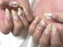 ピョルネイル 浦和(Byul Nail)/もやもや羽ネイル