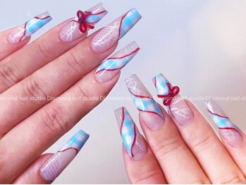 ダイヤモンドネイルスタジオ 心斎橋店(Diamond Nail Studio)の写真/やりたかったデザインが叶う!!圧倒的センスで満足度◎毎日見る指先だからこそワクワクするネイルを★