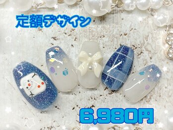 パッチリオメメ 海老名店(Patchiri Omeme)/定額ネイル¥5980円