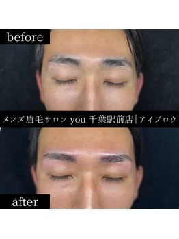 ユー 千葉駅前店(you)/メンズ眉毛/メンズ眉/千葉駅