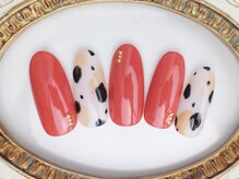 ネイルサロン あかねいろ/ニュアンスアート　手描き　