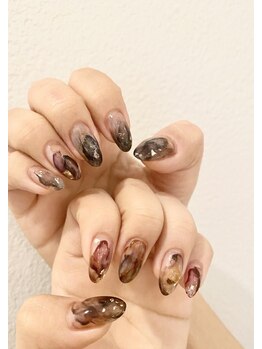 ニキ ヘアー ネイル(niki hair nail)/水彩ニュアンス