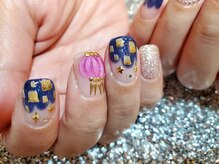 ブルーエヌ(BLUE N)/ペイント×ぷっくりランタン