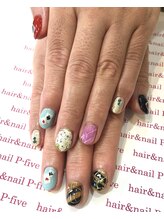 ヘアアンドネイル ピーファイブ(P-five)/ハートの女王ネイル♪