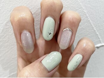 クォーターリゾートネイル(QUARTER RESORT nail)/マグネットネイル☆