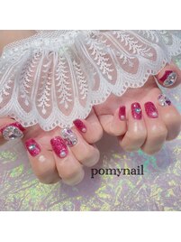 ピンクネイル