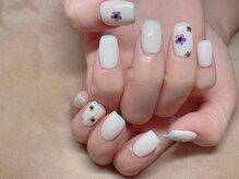 ラドール(La Dhole)/スキニーフレンチ×お花