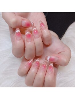 チークネイル/マグネットネイル