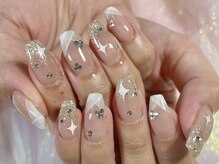 ミイネイル(Me nail)/#スクエアネイル#ワンホンネイル