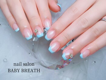 ベイビーブレス(BABY BREATH)/フレンチネイル