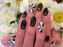 ネイルサロン ヴィヴィスウィート(Nail Salon Vivi Sweet)/シックなモノトーンネイル