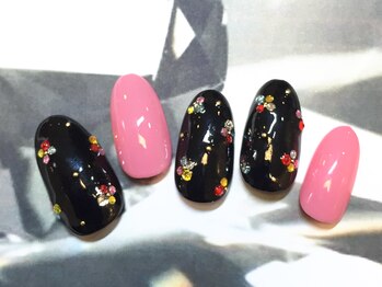 ネイルマジック 仙台一番町店(NAIL MAJIC)/ストーンアート★¥9900