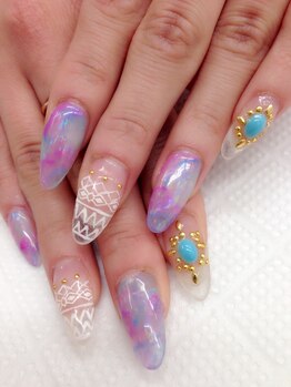 ネイルサロンアンドスクール ヴィタリティ(Vita-lity)/スカルプアート付け放題