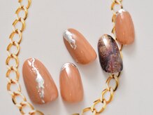 ソウ 難波店 nail salon Sou/メタリックラインnail