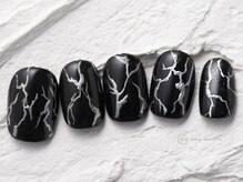 ネイルメゾン 渋谷店(NAIL MAISON)/ブラックメタリックメンズ¥5800