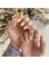 ミントリーフ バイ リート(Mint leaf by Reat)/イエローベージュミラーフレンチ