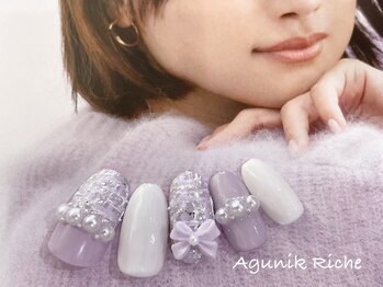 アグニークリッシェ(Agunik Riche)/【ツイードネイル】
