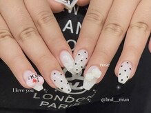 リンドネイル バイ モカ アンド ララ(Lind nail by moca and LaLa)/【mian】ドットネイル