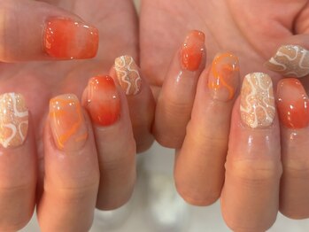 ゆびノさき イバラキシ(ibarakishi)/orange