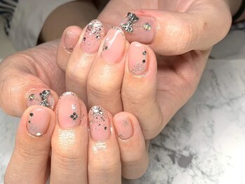 アズネイル 大宮(AZU NAIL)/リボンネイル