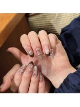 ピンキーネイル(Pinky Nail)/チェックデザイン