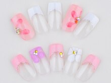 ライトネイルズ イバラキ(light nails IBARAKI)/シンプルフラワーネイル