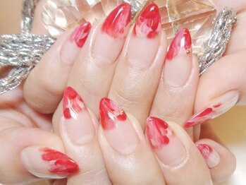 ネイルマジック 仙台一番町店(NAIL MAJIC)/マーブルグラデーション★￥9900