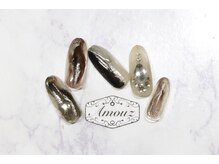 アモウズ(Amouz)/定額【テーマ:ミラーネイル】4