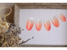 ファストネイル 横浜ANNEX店(FAST NAIL)/桃ネイル　夏グラデ　【11739】