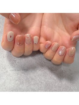 リアンスネイル ヴィヴィッド 岡山店(LianS nail ViViD)/ちぐはぐ